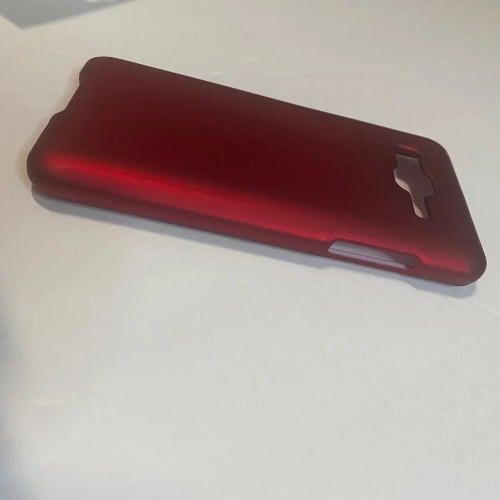 Insten Phone Case Samsung Galaxy On5 Red Hard Snap-on Rubberized Matte Cover